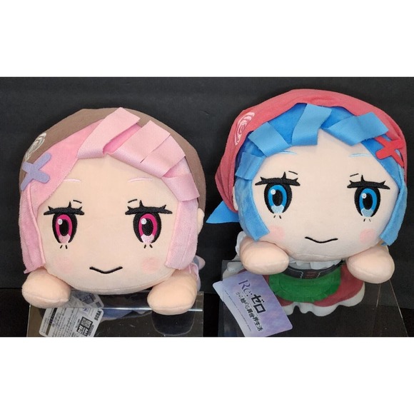 Re: Zero Rem And Ram Oktoberfest Version Lying Plush Set Of 2 NWT - Picture 1 of 16